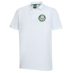 Camisa Polo Palmeiras Away Licenciada Betel Sport Branca