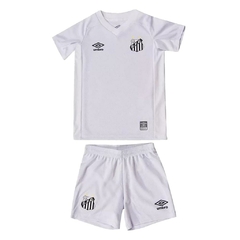 Kit Infantil Santos 2022 Umbro Branco Original