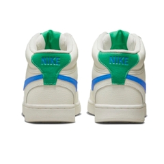 Tênis Feminino Nike Court Vision Mid Branco e Azul Original - Footlet