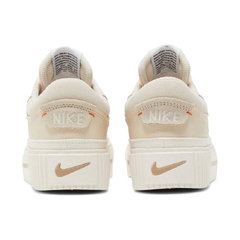 Tênis Feminino Nike Court Legacy Lift Bege e Branco Original - Footlet