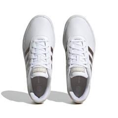 Tênis Feminino Adidas Court Platform Branco e Prata Original na internet