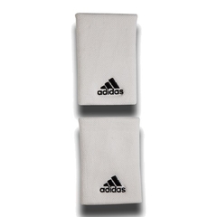 Munhequeira Adidas Wristband L para Tênis Branca - Par
