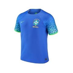 Camisa Infantil Seleção Brasileira 2022 Azul Pro Original Nike - 2 a 6 Anos