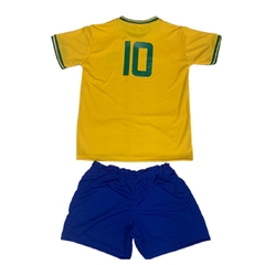 Kit Infantil Brasil Camisa e Shorts Licenciado Torcida Baby - comprar online