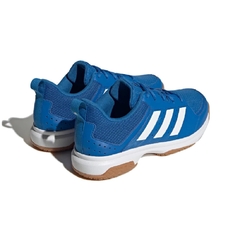Tênis Adidas Indoor Ligra 7 Azul e Branco Original - Footlet