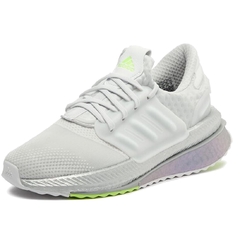 Tênis Feminino Adidas X_PLRBOOST Branco e Prateado Original