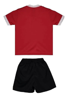 Kit Infantil São Paulo Camisa e Shorts Licenciado Vermelho SPR - comprar online