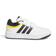 Tênis Infantil Adidas Hoops 3.0 Branco e Preto Original - comprar online