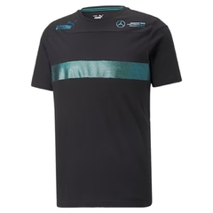 Camiseta Mercedes AMG Petronas Motorsport Metal Energy Race Preta Original