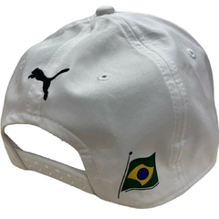 Boné Ferrari Brazil Race BB 2023 Puma Branco Original na internet