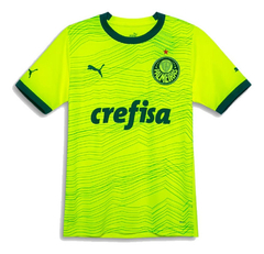 Camisa Feminina Palmeiras 23/24 Uniforme 3 Verde Limão Puma