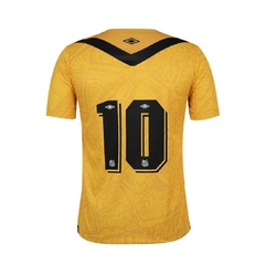 Camisa Santos Amarela 2024 Uniforme 3 Nº 10 Torcedor Umbro - comprar online