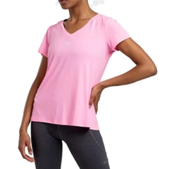 Camiseta Feminina Reebok Athletic Rosa Original