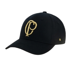 Boné Corinthians Licenciado SuperCap Preto e Dourado Original