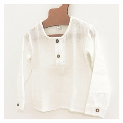 Camisa Manuel Manga Larga Blanca - comprar online