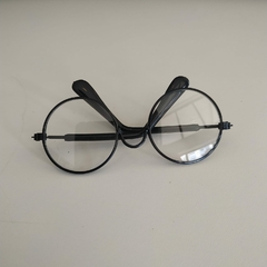 Óculos para Amigurumi Harry Potter Armação Preto Lente Redonda Transparente - Arteliê da Vivi | Armarinho especializado em Amigurumi, Crochê e Tricô 