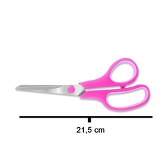 Tesoura Comfort Circulo 8,5 Pol. 21,5cm - Rosa - COR 10 - comprar online