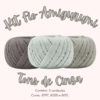 Kit Fio Amigurumi - Tons de Cinza