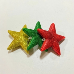Estrela Isopor para Natal Coloridas e com Glitter