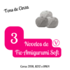 Kit 3 Novelos de Fio Amigurumi Soft - Tons de Cinza