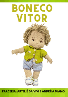 Boneco Vitor - Kit com Materiais e Receita - comprar online