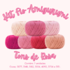 Kit Fio Amigurumi - Tons de Rosa