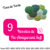 Kit 9 Novelos de Fio Amigurumi Soft - Tons de Verde