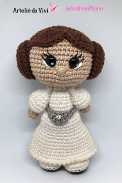 Receita Princesa Leia - Star Wars - Andréia Miano & Arteliê da Vivi