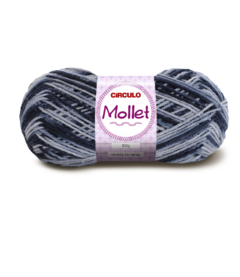 Lã Mollet Mesclada - 100g - Círculo - Arteliê da Vivi | Armarinho especializado em Amigurumi, Crochê e Tricô 
