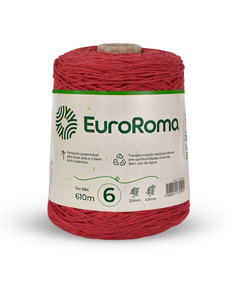 Barbante EuroRoma Colorido Nro 6 - 610m
