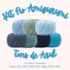 Kit Fio Amigurumi - Tons de Azul