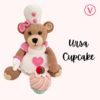 Ursa Cupcake - Kit com Materiais e Receita