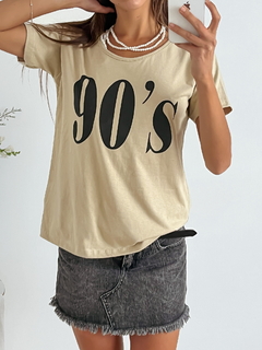 Remera de algodón 90'skap - tienda online