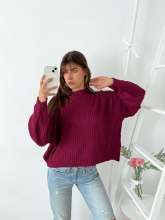 Sweater oversize rayas verticales Adelaide - comprar online