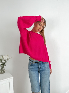 Sweater oversize rayas verticales Adelaide