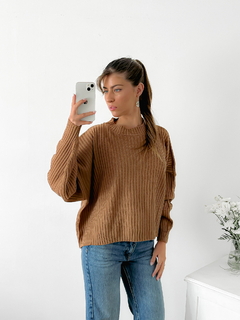 Sweater oversize rayas verticales Adelaide - tienda online