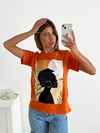 Remera algodón Mujer afro en internet