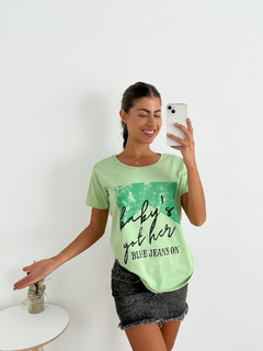 Remera de algodón Babys got her - BENKA