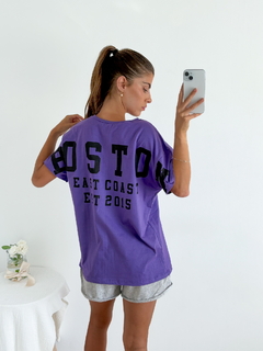 Remeron algodón oversize Boston Freebost en internet