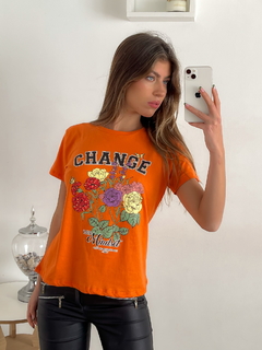 Remera algodón Change mindset - comprar online