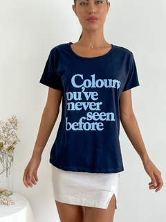 Remera algodon Colourskap - comprar online