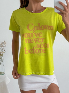 Remera algodon Colourskap - tienda online