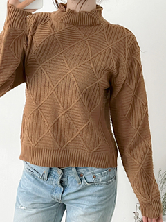 Sweater con rombos Connel - tienda online