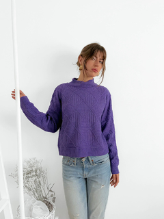 Sweater con rombos Connel en internet