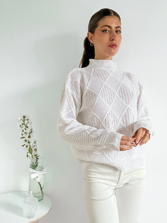 Sweater con rombos Connel - comprar online
