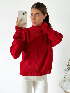 Sweater con rombos Connel en internet