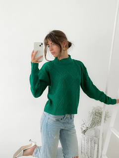 Sweater con rombos Connel - comprar online