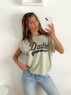 Remera algodón manga rebatible Darlin - tienda online