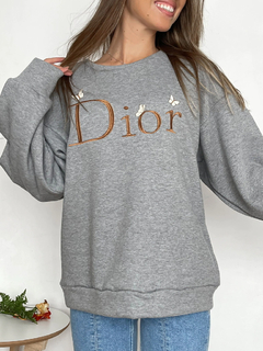 Buzo amplio frisado manga globo bordado Dior Butterflydior - comprar online