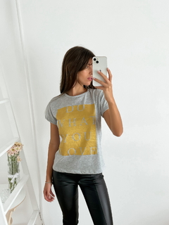 Remera algodón Do what - comprar online